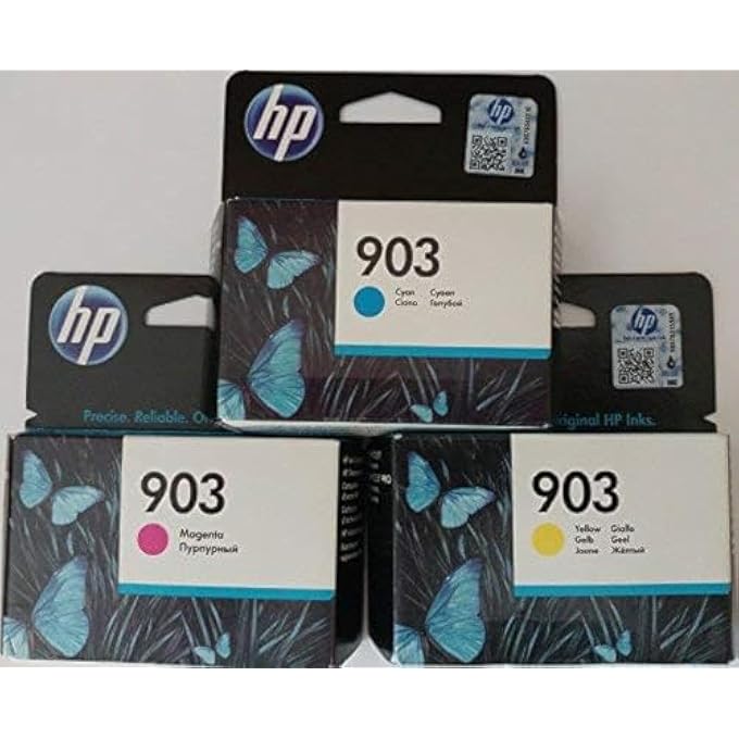 903 ORIGINAL INK CARTRIDGES OFFICEJET 6950, OFFICEJET PRO 6960 6970 CYAN/MAGENTA/YELLOW