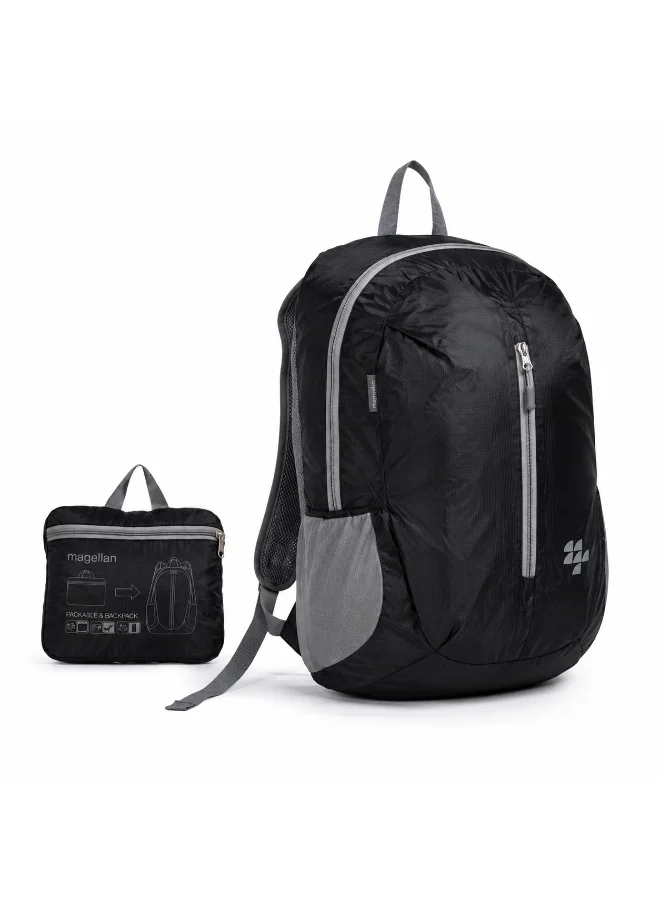Magellan Foldable Backpack 18 Inch â€“ Lightweight Packable Travel Backpack with Multiple Pockets â€“ Compact Foldable Daypack for Travel, Hiking & Daily Use â€“ 18.5 x 10.25 x 10 Inch