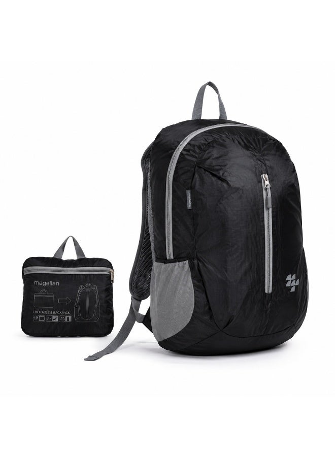 MAGELLAN Foldable Backpack 18 Inch – Lightweight Packable Travel Backpack with Multiple Pockets – Compact Foldable Daypack for Travel, Hiking & Daily Use – 18.5 x 10.25 x 10 Inch - Image 1