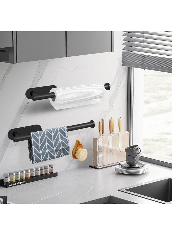 Bluejw Tissue Rack Stainless Steel Roll Paper Rack Kitchen Storage Rack Cabinet Tissue Rack Bathroom Wall-mounted Nail-free Toilet Paper Rack - Image 4