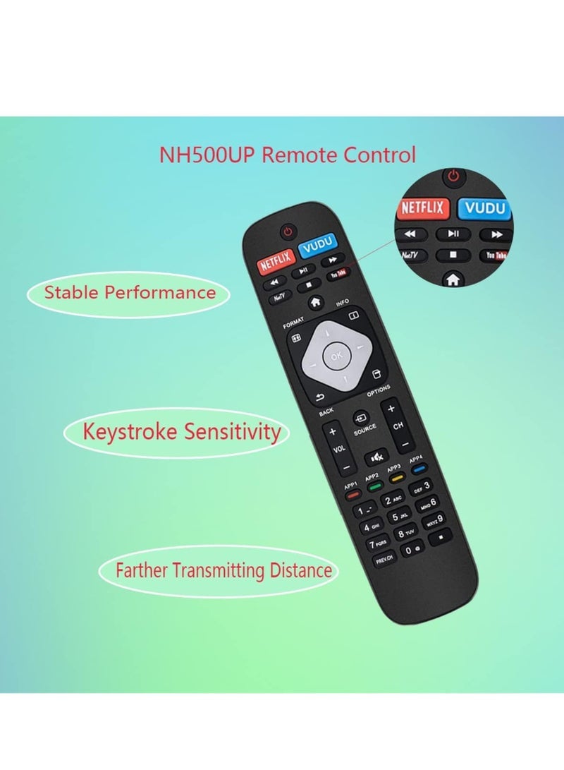 PopZa NH500UP Universal Remote Control Replacement for Philips Smart TVs – Compatible with Models 50PFL5903/F7, 55PFL5602/F7A, 55PFL5603/F7, 55PFL5703/F7, 55PFL5903/F7, 65PFL5602/F7C, 65PFL5703/F7, 65PFL5903/F7, 75PFL5603/F7 – Battery Included - Image 4