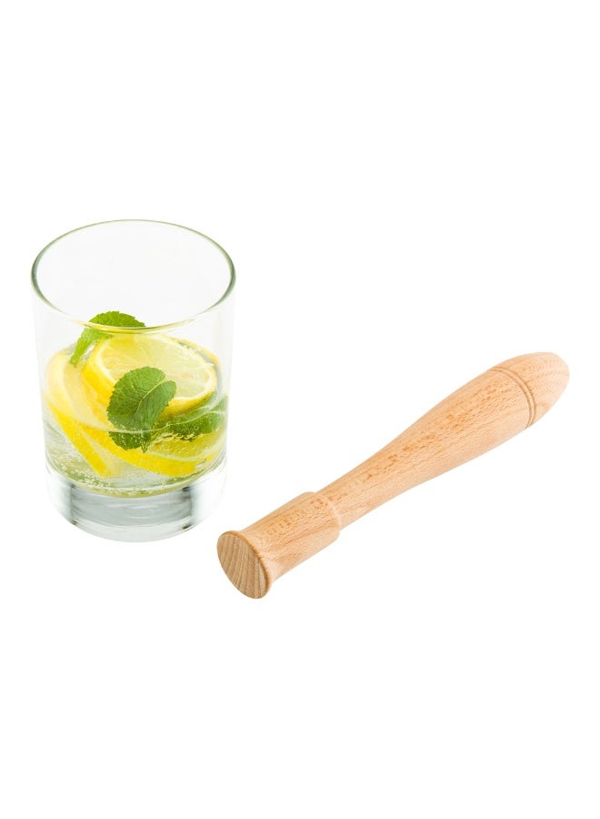 Restaurantware Bar Lux 7.5 Inch Cocktail Muddler, 1 Break-Resistant Drink Muddler - Streamlined Design, Durable, Natural Wood Bar Muddler, Crush Herbs, Spices, And Berries,  - Image 2