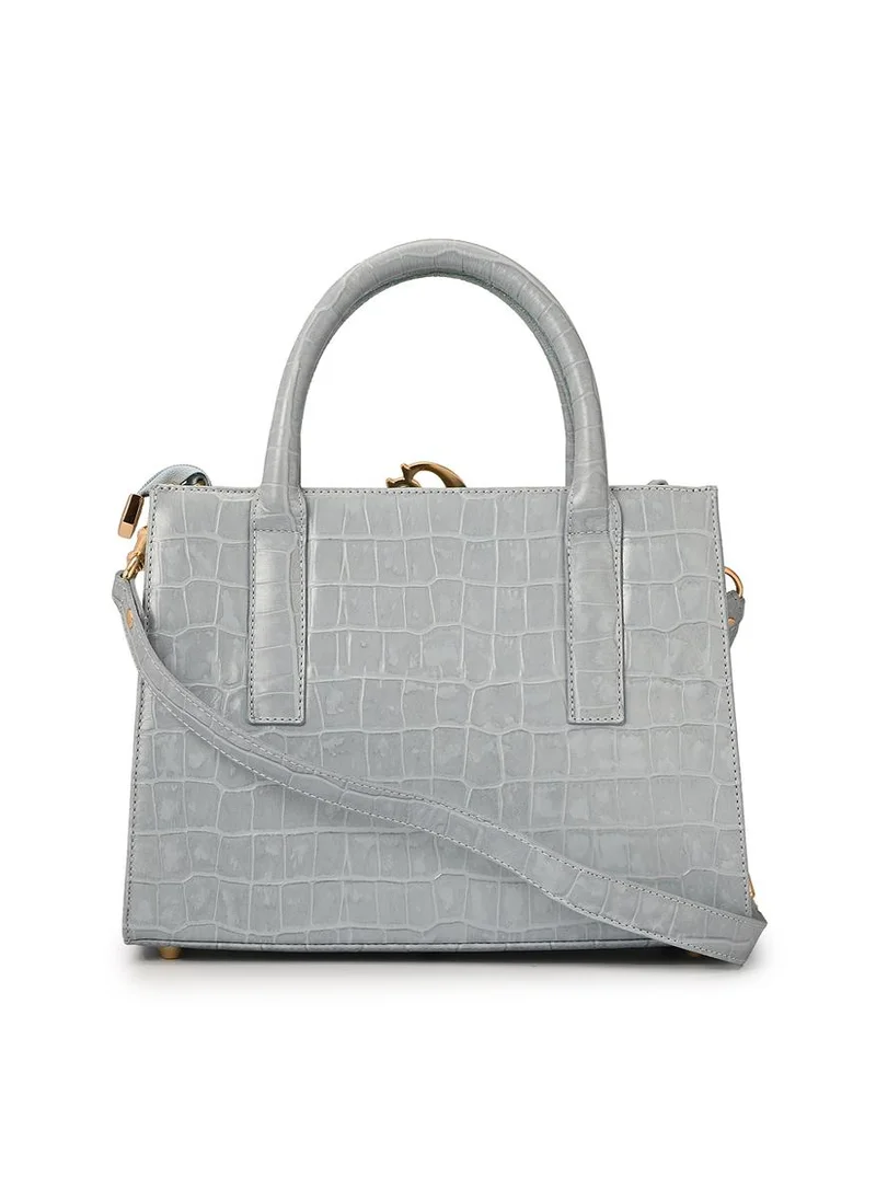 كارمن ستيفنز حقيبة توت أتلانتيك بلو كروكو