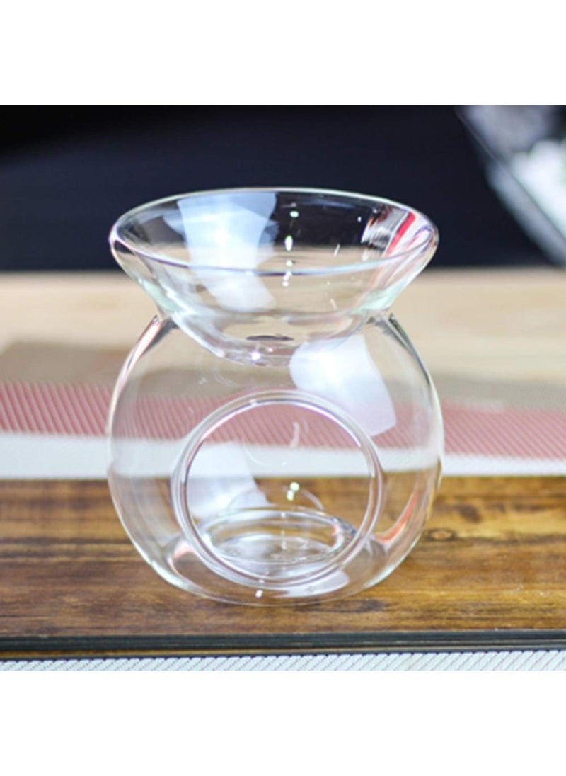 The Decor Affair The Decor Affair 2 Pcs Glass Light Holder and Aromatherapy Essential Oil Burner Set Perfect Home Decor for Living Room Balcony Patio Porch and Garden 