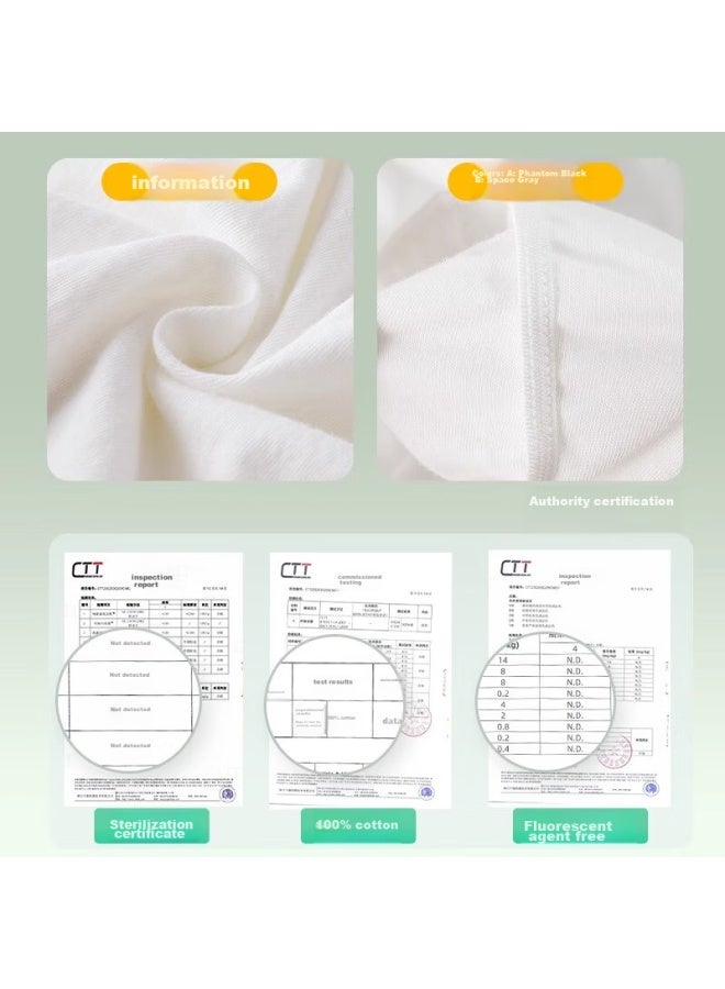 Sometimes, Disposable Cotton Underwear For Women, Pure Cotton, No Washing Required, For Pregnant Women, Postpartum Women, During Menstruation, For Travel, Individually Packaged, Size L - Image 4