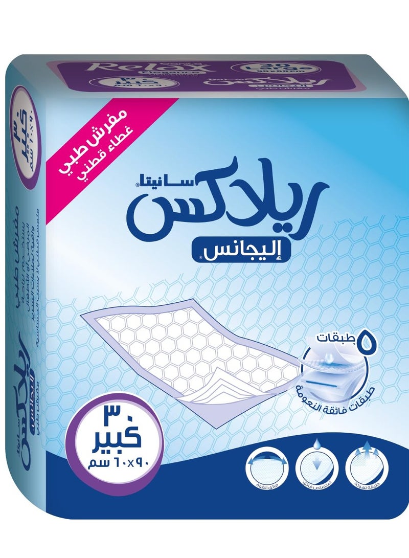 Relax Elegance underpad large 30 pads
