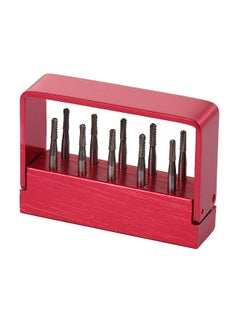 10pcs/Set High Speed Dental Tungsten Steel Bur Crown Metal Cutting Burs for Polishing Dental Lab Burs