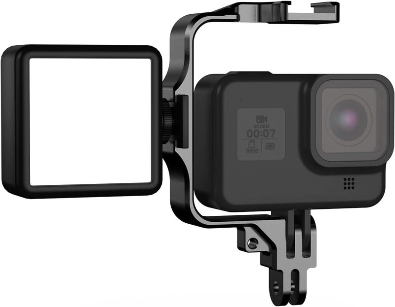 Aluminum y Action C Live Vlog Video ket, Vlog Video ket with Cold Shoe Mount, Multi Faceted for, Series, Includes Fill - Image 5