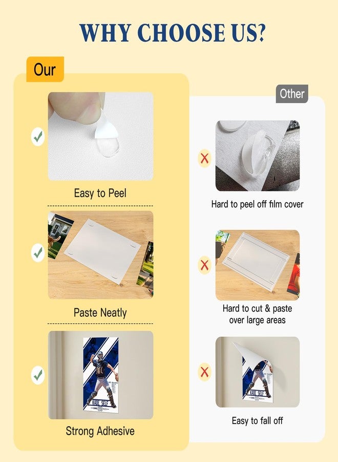 Vimiroo Double Sided Sticky Tack - 200pcs Easy to Peel Sticky Dots Clear Removable Poster Putty for Crafts, Posters, Balloons, and DIY Projects - Image 3