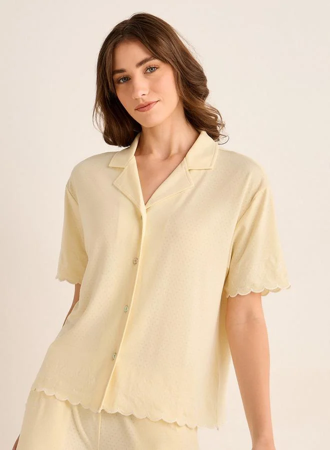 Splash FAV Pyjama Set Button Down Shirt & Pants