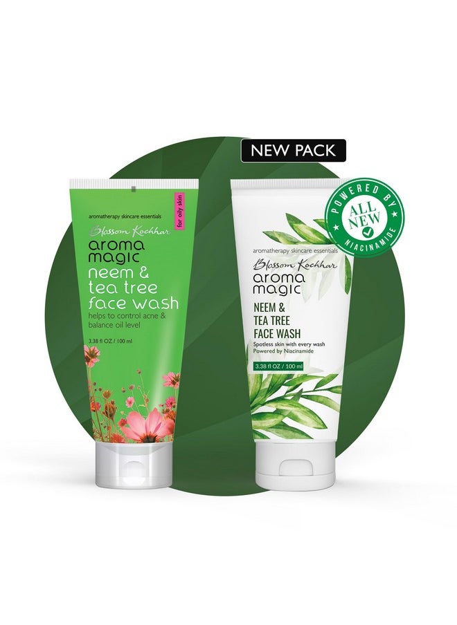 Neem & Tea Tree Face Wash- 100 Ml (Pwrd By Niacinamide)