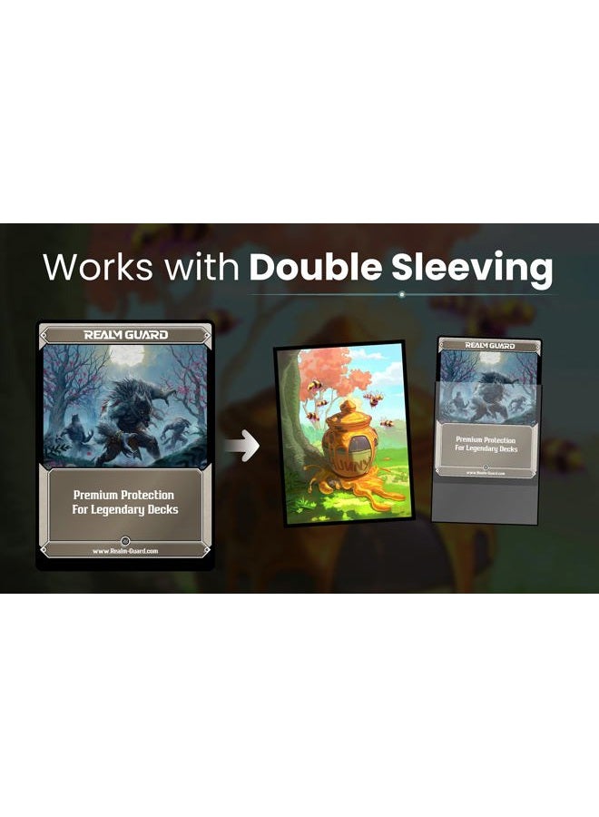Realm Guard Princess Characters - 65ct Textured Matte TCG Card Art Sleeves (Honey Pot) - Image 3