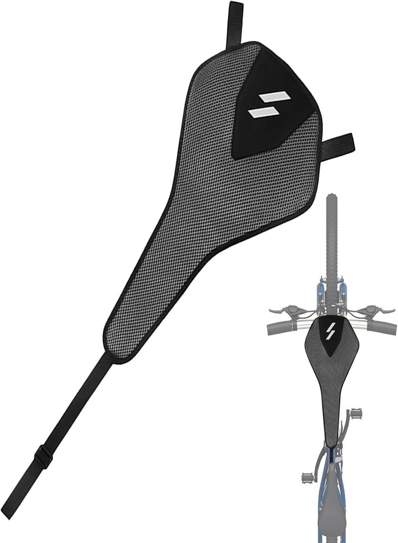 GGOOT Bike Sweat Guard, Bike Sweat Guard Bike Frame Protector with Adhesive Design, Bike Sweat Net Cover for Road & Mountain Bike Indoor Cycling Training  - Image 1