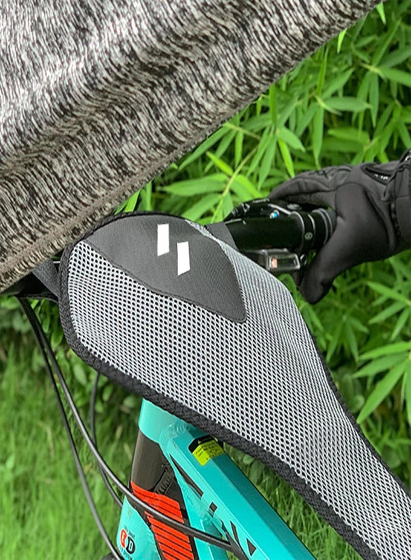 GGOOT Bike Sweat Guard, Bike Sweat Guard Bike Frame Protector with Adhesive Design, Bike Sweat Net Cover for Road & Mountain Bike Indoor Cycling Training  - Image 3