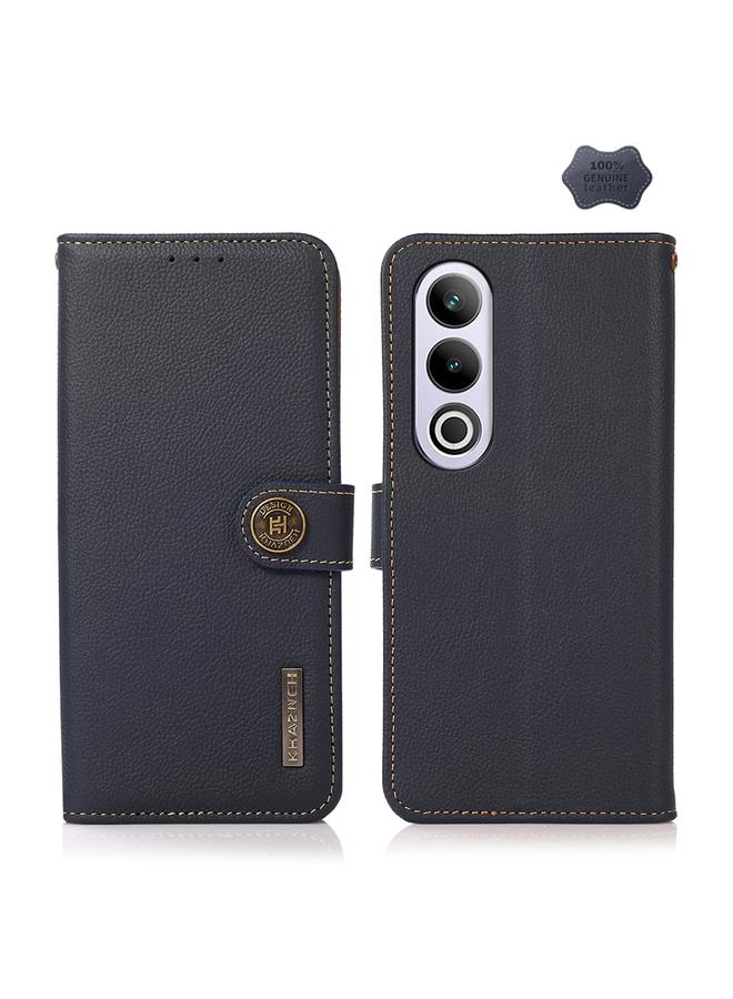S-TOP Case For OnePlus CE4 5G Global KHAZNEH Custer Genuine Leather RFID Phone Case - Image 1