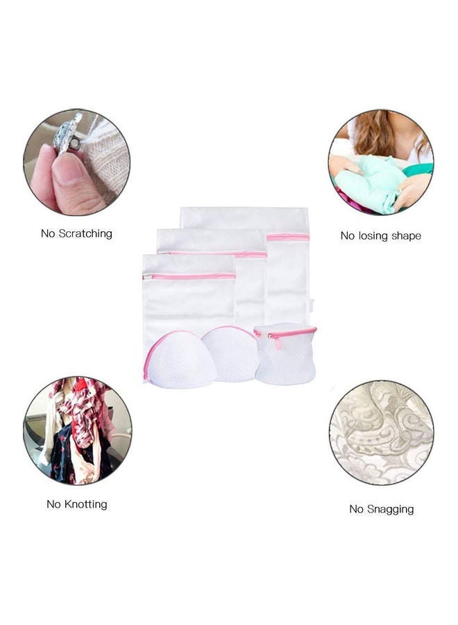 AMERTEER Laundry Wash Bag Pink 210grams - Image 2