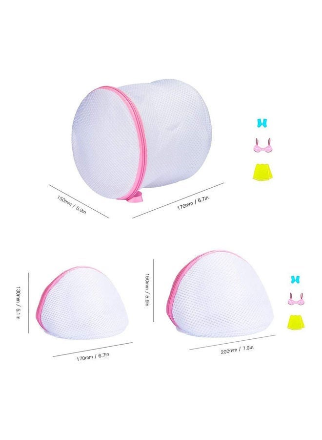 AMERTEER Laundry Wash Bag Pink 210grams - Image 4