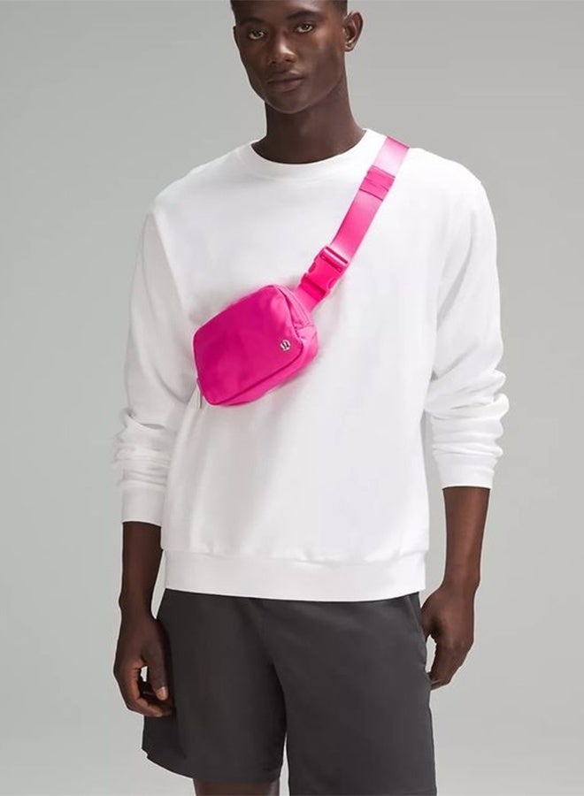 Lululemon Everywhere Belt Bag, Compact and Convenient Belly Bag with Zippered Pockets, Easy Access Exterior Pocket and Interior Essentials Pocket for On the Go Storage, Pink - Image 2