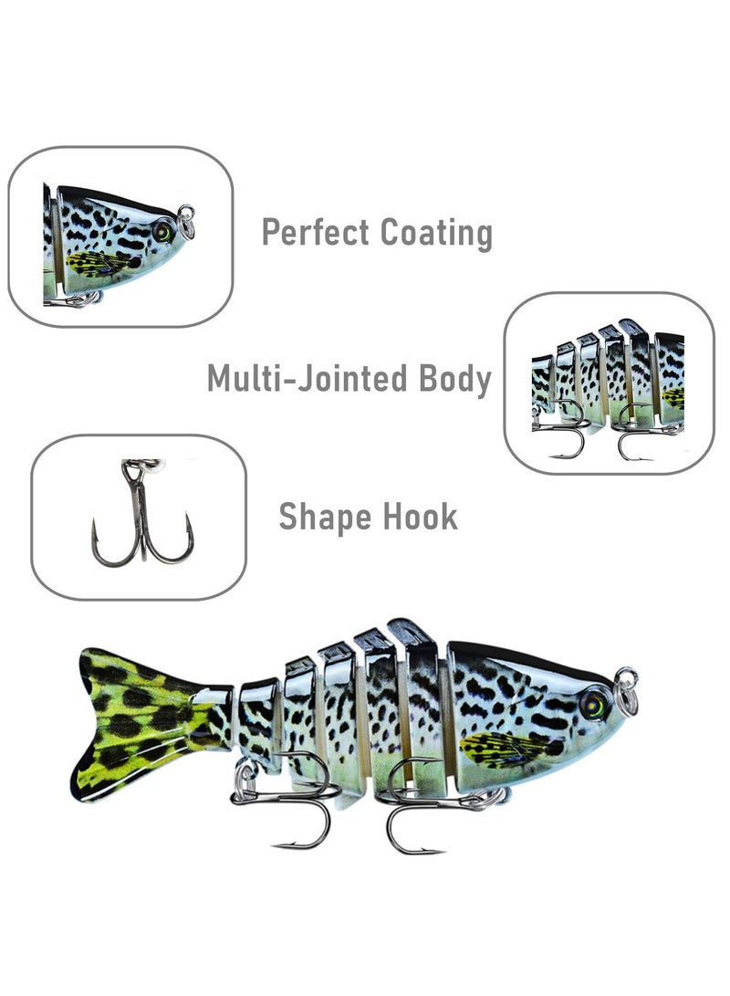 Generic 3-Piece Routine Sub Hard Bait 15.5g Multi Section Fish 7-Section Lure Biomimetic Bait Fake Bait Set 10cm  - Image 3