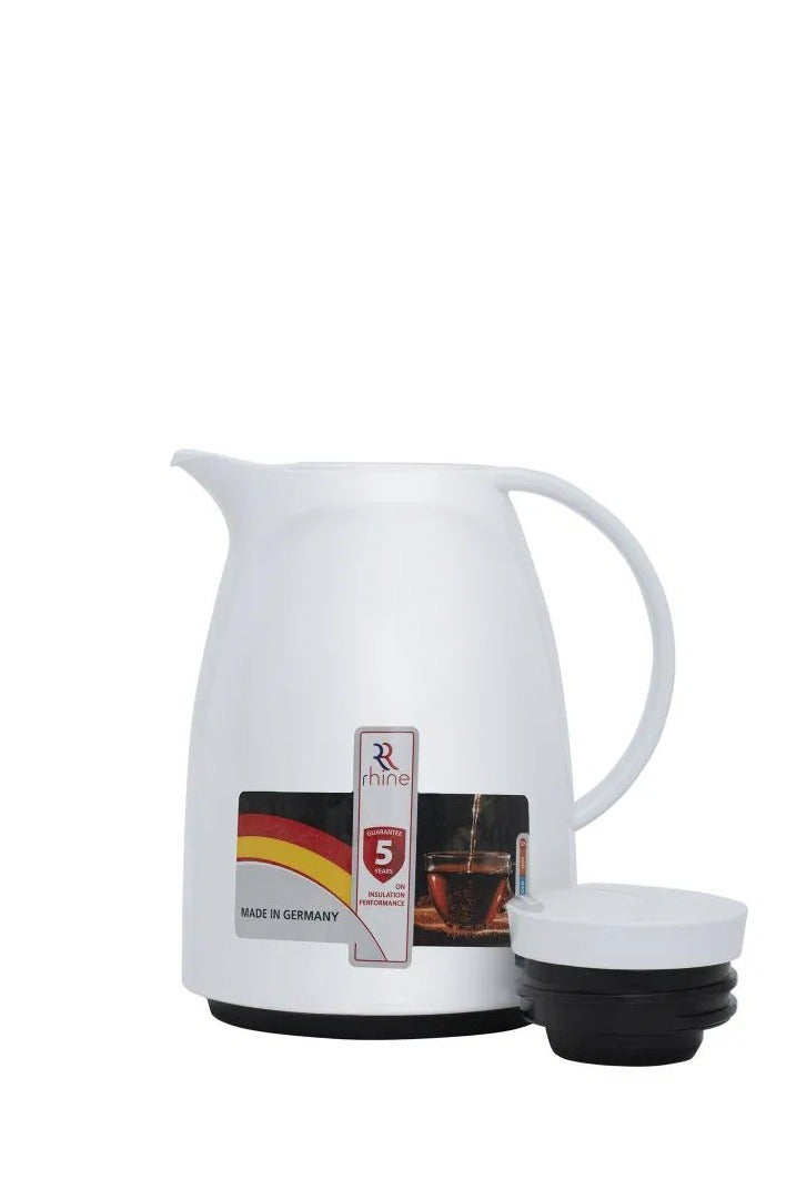 Alsaif Gallery Alrhine Marcotec thermos, 600 ml, glass inner container, plastic outer shell - white - Image 2