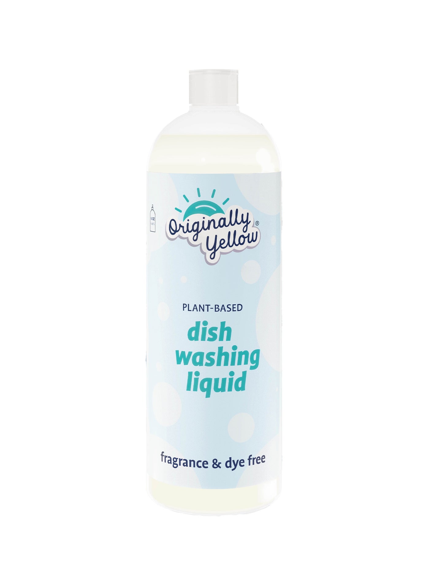 Originally Yellow Dish Wash Plant Based Fragrance Free