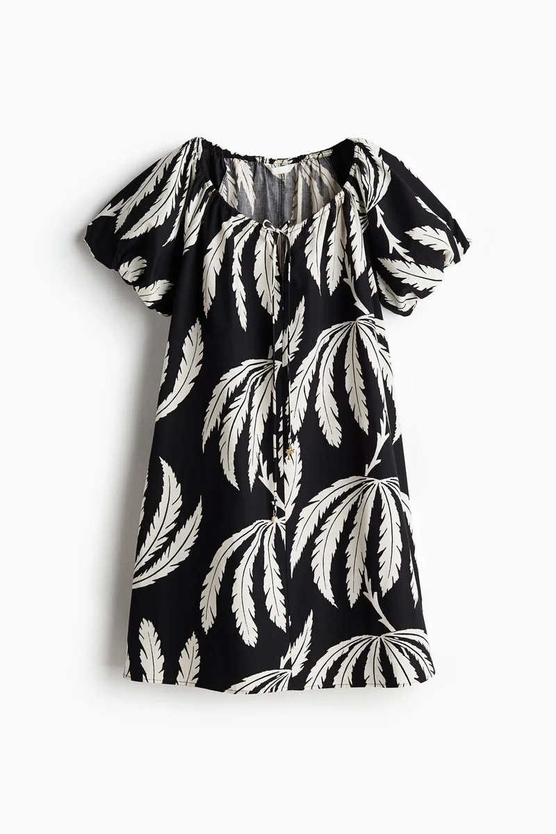 H&M Drawstring-Neck Dress