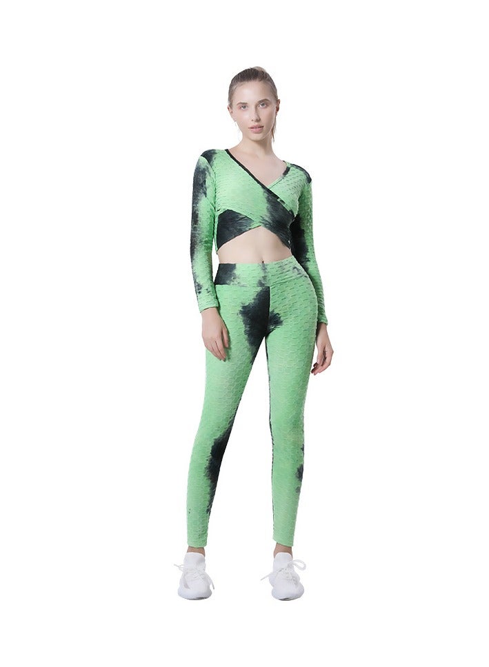 EBMINI New Pilates Yoga Training Fitness Clothing Set 