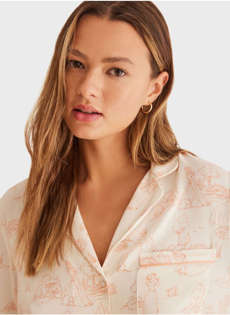 women'secret - Printed Long Pyjama Set - Image 1