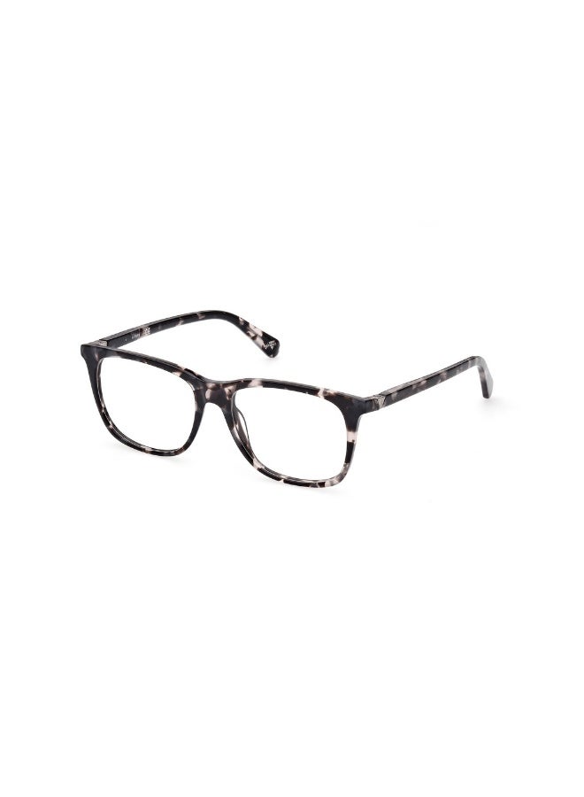 GUESS Gu5223 Square Acetate Frames For Unisex Size 52, Coloured Havana - Image 1