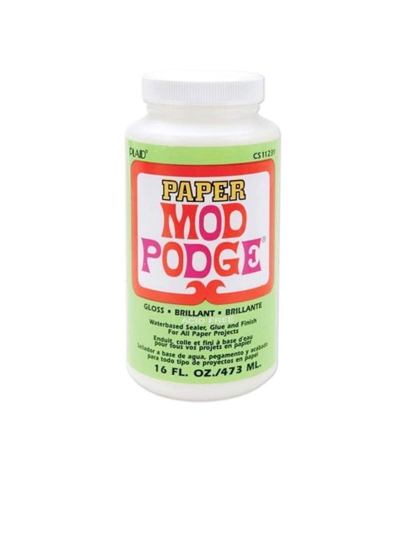 Mod Podge Paper Gloss Finish 16oz - pzsku/Z5A96690BEA5FDE2B2292Z/45/_/1650708563/8acbfcc5-ed1b-4117-9fe5-c20f1fba757b