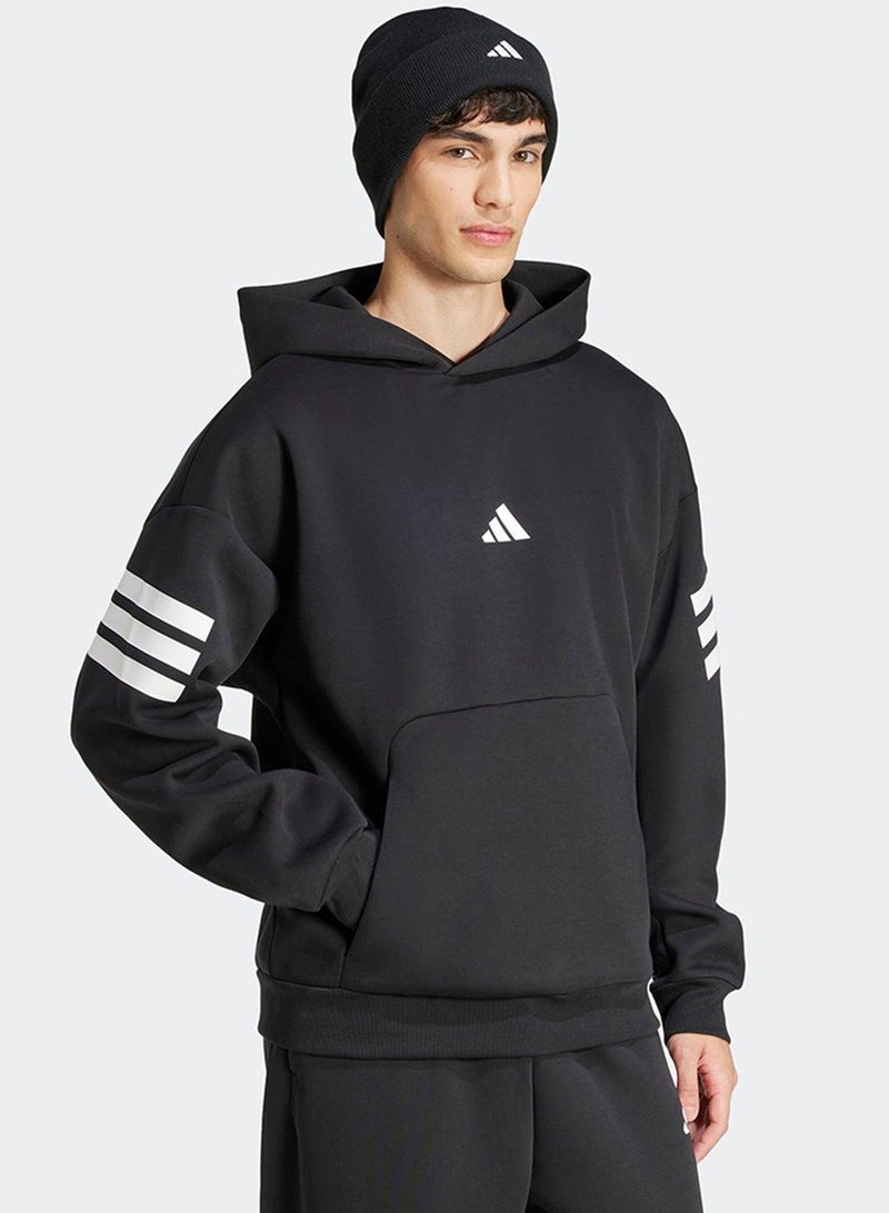 Adidas Future Icons Three Stripes Hoodie - Image 5