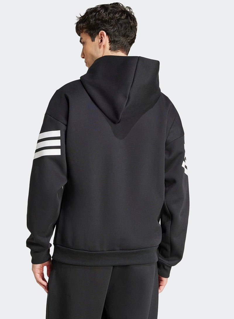 Adidas Future Icons Three Stripes Hoodie - Image 2