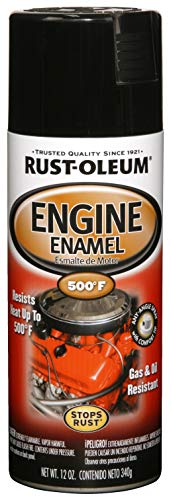 RUST-OLEUM رش طلاء محرك رست-أوليوم 248932، 12 أونصة، أسود لامع - Image 4