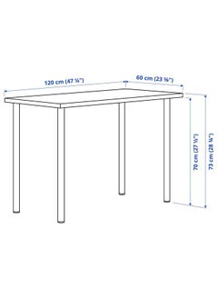 Desk, White, 120X60 Cm - pzsku/Z5A967F889C219C0EF2E8Z/45/_/1732532059/8fc02a72-d58f-4f4c-b4e4-48c1428aeee6