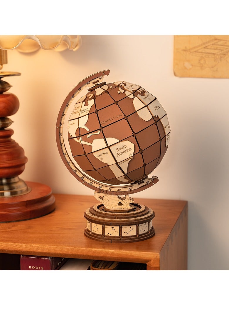 Robotime Rolife Global Wonders 3D Wooden Puzzle TGM01 Decorative DIY Crafts/Birthday Gifts/Home Decor For Girls&Boys Teens&Adults - Image 5