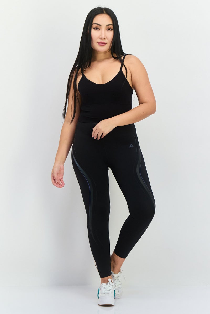 Adidas Women Tight Fit Training Tights, Black - Image 4