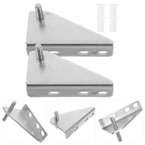Yardenfun 2pcs Fridge Hinges Refrigerator Hinges Freezer Door Replacement Fridge Small Supply Repairing Freezer Xiaobing Stainless Steel Household S01 35mm - Image 5