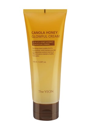 The Yeon Canola Honey Glowful Cream100 mlNet wt 338 oz  Intensely moisturizing  sluggingworthy cream  Korean skincare