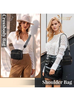 JASGOOD Crossbody Bags For Women, Leather Shoulder Purse And Handbags With Adjustable Strap  - Image 3