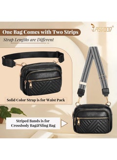 JASGOOD Crossbody Bags For Women, Leather Shoulder Purse And Handbags With Adjustable Strap  - Image 4