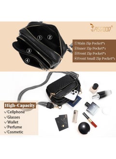 JASGOOD Crossbody Bags For Women, Leather Shoulder Purse And Handbags With Adjustable Strap  - Image 2