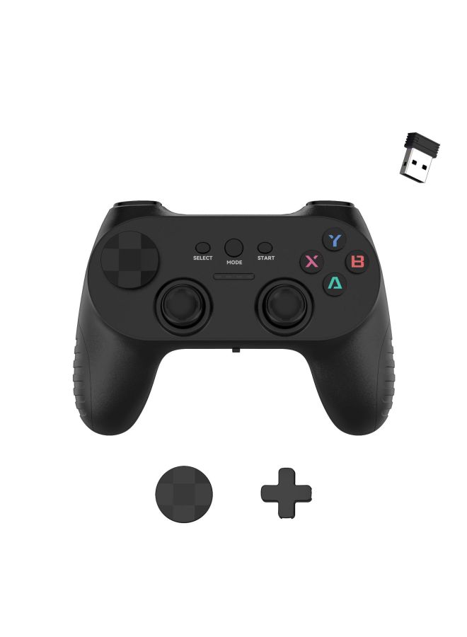 2.4G Wireless Gamepad Support Android/p3/pc360 Compatible Black Myth USB Computer Gamepad-Product Color:White + Yellow (bare Metal) - Image 5