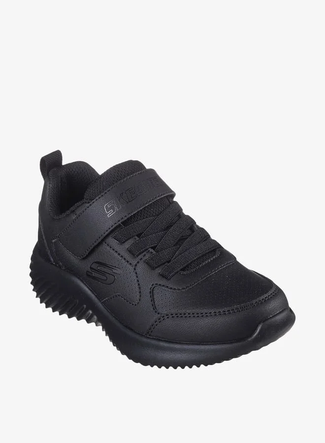 SKECHERS Boys Monotone Shoes With Hook And Loop Closure - Bounder