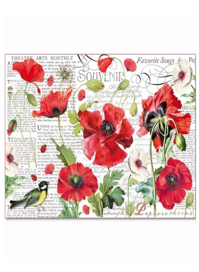 Stamperia 48x33cm Rice Paper Poppy Field - pzsku/Z5A96AE9DF3F5019C08A0Z/45/_/1660094284/876203c6-7bf7-4df3-9c5f-fe57784f4b69