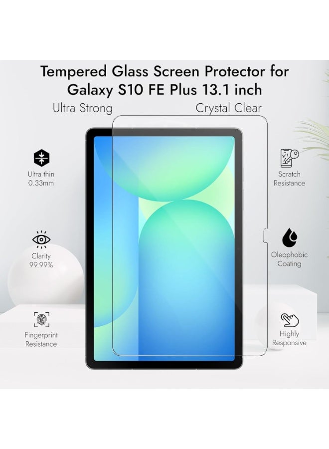 واقي شاشة زجاجي مقوى لجهاز سامسونج جالاكسي تاب S10 لايت - Image 5