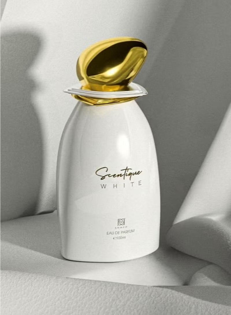Ahmed Al Maghribi Scentique White Eau de Parfum 100ml | Long-Lasting Unisex Perfume | Floral Woody Musk Fragrance - Image 3