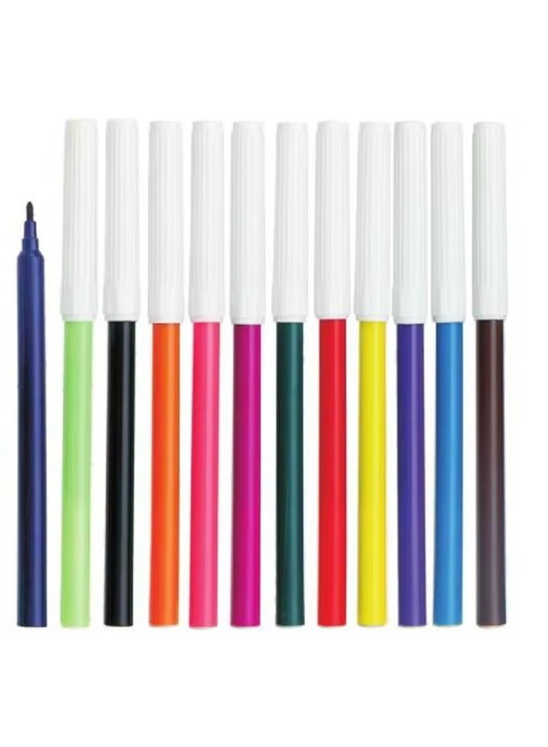 آي ماكس الوان الفلوماستر القلم التخين العلبة : ١٢ قلم الوان متعدد الالوان