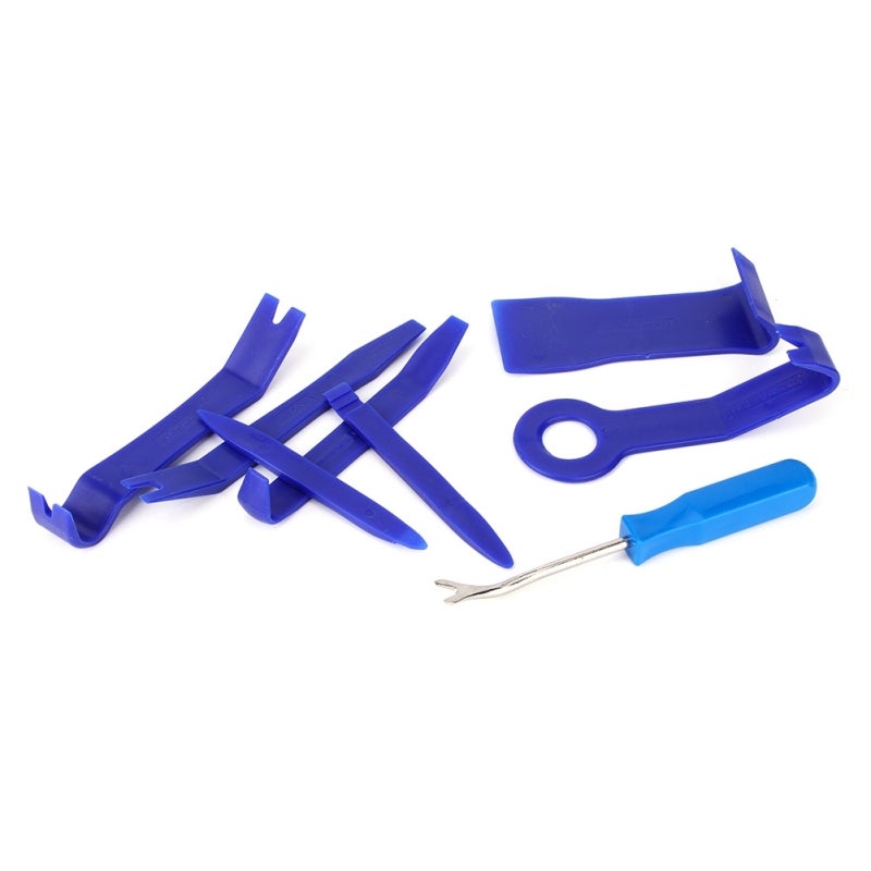 Trim Removal Tool Universal Application For Most Makes And Models Of Car Boats - High Quality ABS Interior Disassembly Pry Tool For Automotive Trim Door Panels Dashboard Decors - Blue - Image 2