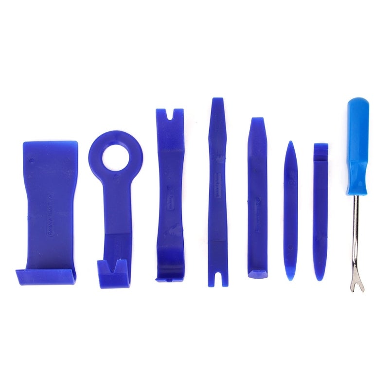 Trim Removal Tool Universal Application For Most Makes And Models Of Car Boats - High Quality ABS Interior Disassembly Pry Tool For Automotive Trim Door Panels Dashboard Decors - Blue - Image 4