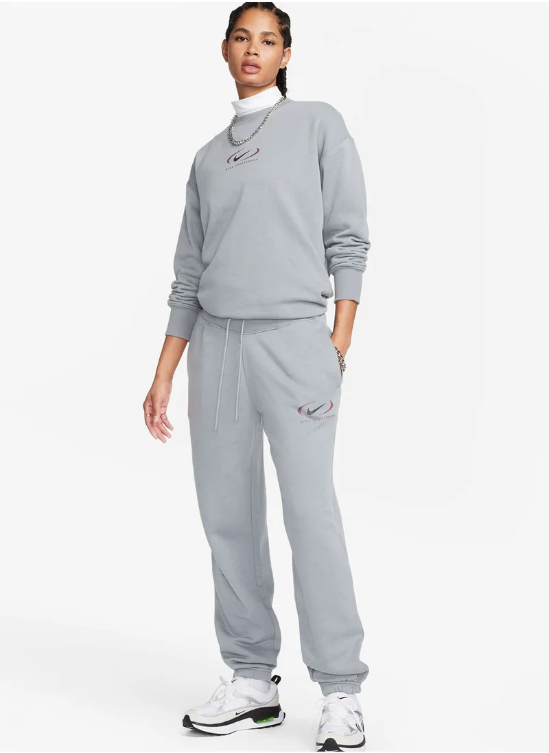 Nike High-Waisted Wide-Leg Sweatpants